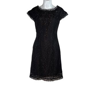 Joie Black Lace Sheath Mini Dress Size XS NWT